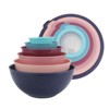 COOK WITH COLOR  Mixing Bowls with Lids 12 Piece Set NAVY - 2 of 3
