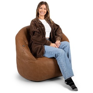 Big Joe Milano Bean Bag Chair, Indoor and Outdoor, Multiple Fabrics, All Ages - 1 of 4