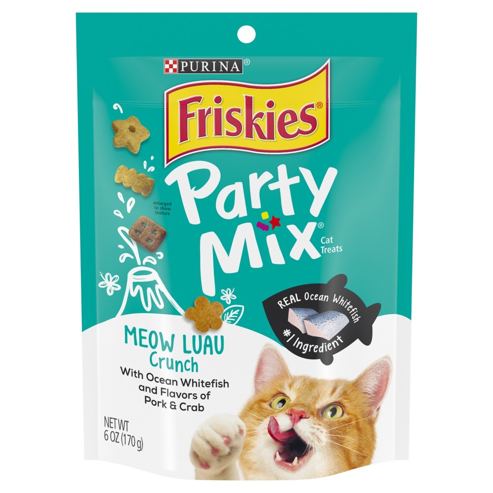 UPC 050000293926 product image for Friskies Party Mix Meow Luau Cat Treats - 6oz | upcitemdb.com