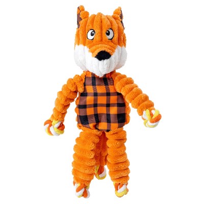 KONG Halloween Floppy Knots Fox Dog Animal Toy
