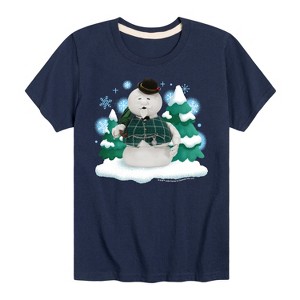 Boys' - Rudolph - Sam Winter Scene Short Sleeve Graphic T-Shirt - 1 of 4