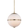Crystorama Lighting Truax 3 - Light Pendant in  Aged Brass - 4 of 4