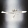 Urban Ambiance Luxury Mid-Century Modern Indoor Ceiling Light,  5-1/8''H x 18"W x 18''D,  Brushed Nickel Finish, UHP4422 - 3 of 4