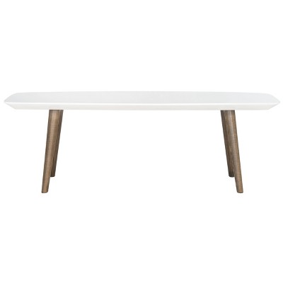 target white coffee table