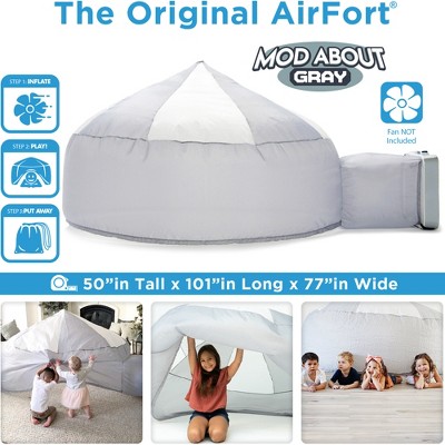 Mod About Gray Inflatable Kids Play Fort Tent