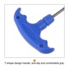 Unique Bargains S2 Steel Repair Tool T-Handle Hex Key Wrench Blue - 4 of 4