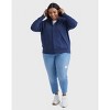 Hanes Just My Size EcoSmart Women's Full-Zip Fleece Hoodie (Plus Size) - 4 of 4