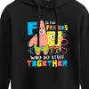 Women's - SpongeBob SquarePants - F Is For Friends Who Do Stuff Together Cropped Graphic Hoodie - 2 of 4