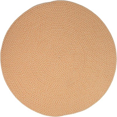 Colonial Mills Ibiza Woven Chevron Doormats - Rust 55” x 55”