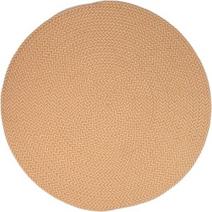 Colonial Mills Ibiza Woven Chevron Doormats - Rust 45” x 45” - 1 of 3