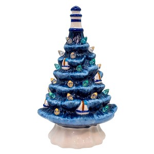 Kurt Adler 7.5-Inch Ceramic Coastal Christmas Tree - 1 of 1