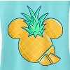 Juniors Womens Mickey & Friends Pineapple Logo Racerback Tank Top - image 2 of 4