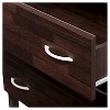 Mayson Modern and Contemporary Wood 3 Drawer Storage Chest Oak Brown Finish - Baxton Studio - image 4 of 4