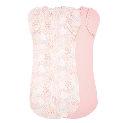 Image of aden + anais Essentials Swaddle Wrap - Tender Flower 0-3 Months - 2pk