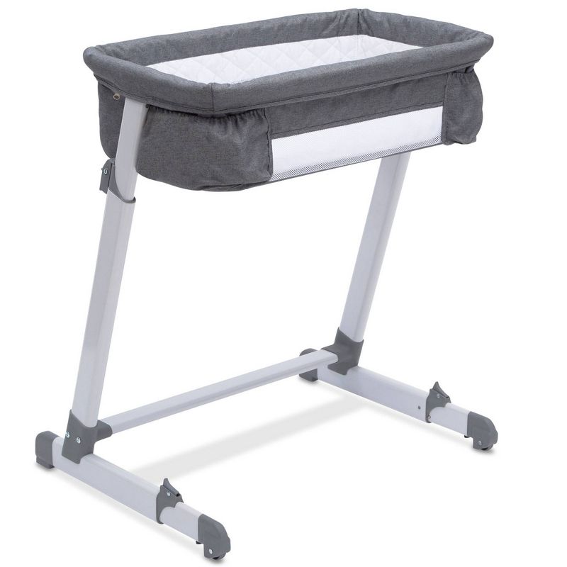 Simmons Kids&#39; By The Bed City Sleeper Bassinet - Gray Tweed, 1 of 12