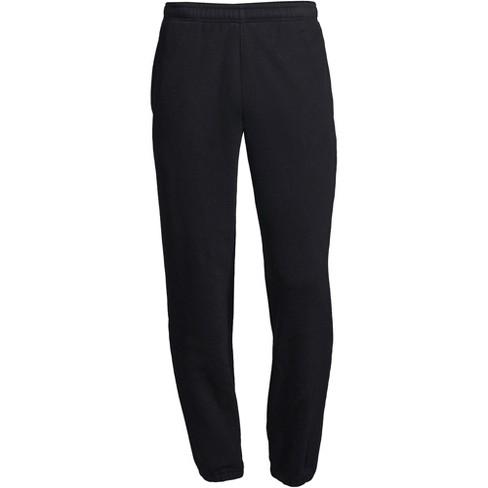 Lands' End Men's Tall Serious Sweats Sweatpants - X Large Tall - Black