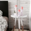 Mela Artisans Shabby White Candle Holders for Pillar Candles (Set of 3) - 4 of 4