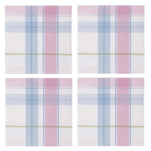 Design Imports Oh Hoppy Day Plaid Napkin Set Of 4 - 1 of 4