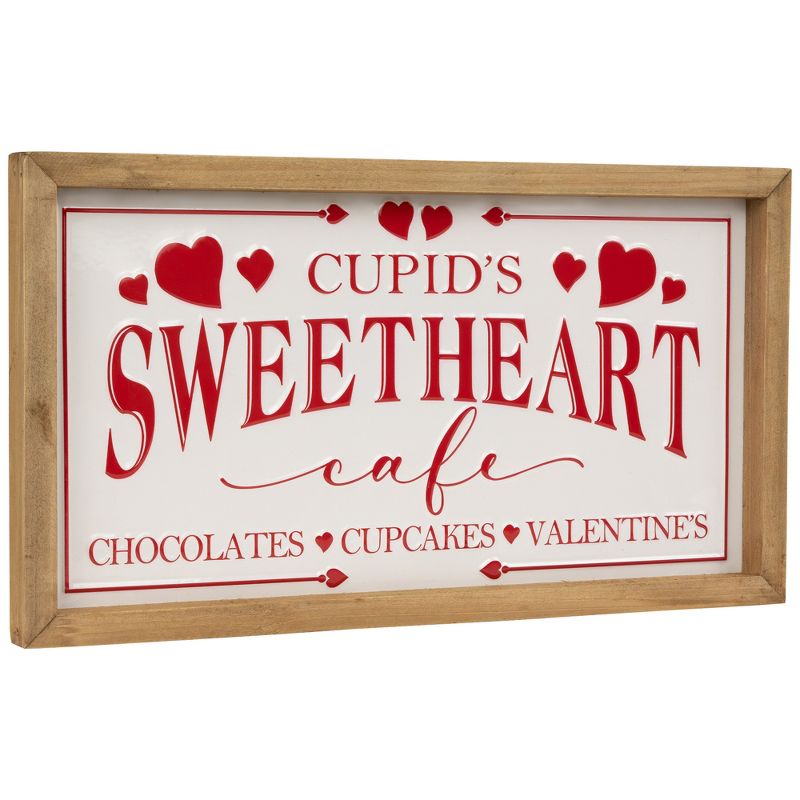 Northlight Cupid's Sweetheart Cafe Valentine's Day Framed Wall Sign - 15.75", 3 of 7