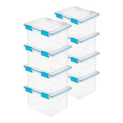 Sterilite Multipurpose Clear Plastic Storage Container Box
