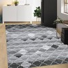 Cozy Chenille Geometric Rug, Foldable & Washable, Kid & Pet Friendly, Durable Edges for Stylish High-Traffic Spaces - 4 of 4