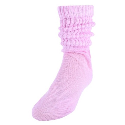 Plush Slouch Socks, White