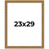 PosterPalooza | Sculpted Black Picture Frame - UV Acrylic, Foam Board Backing, Hanging Hardware - 2 of 4