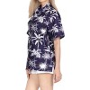 HAPPY BAY Button Down Shirt for Women Casual Summer Beach Party Hawaiian TShirts Short Sleeve Vacation Tops Tee Shirts Blouses for Women - 4 of 4