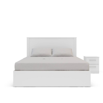 Polifurniture 3pc Juliette Bedroom Set with Single Nightstand