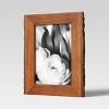 4" x 6" Vertical Sides Natural Frame Antique Wood - Threshold™: Rustic Tabletop Decor, Easel Back - 3 of 4