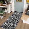Bohemian Vintage Rug, Hallway Runner, Machine Washable Indoor Rug, Non-Slip Low-Pile Rug, Kitchen, Entryway, Laundry Room - 2 of 4