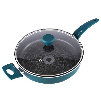 Farberware Reliance 6qt Covered Saute Pan With Helper Handle Black : Target