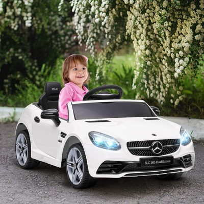 White 12V Kids Electric Ride-On Car with Remote Control