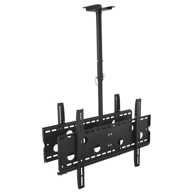 Mount-It! Dual TV Ceiling Mount Rotating & Tilting Double TV Ceiling Mount For Samsung, Sony, LG, Toshiba, Sharp, Element | For 32 - 75 Inch Screens, 2 of 6