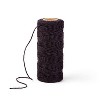 100yd Craft Twine Black - Mondo Llama™: Cotton Yarn & Ribbon for Art, Stationery, Office, 300ft Length - 2 of 3