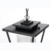 Elegant Lighting York 10 Inch Outdoor Pendant in Black - 3 of 4