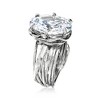 Ross-Simons 8.50 Carat Oval CZ Ring in Sterling Silver - 3 of 4