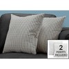 Kumasinova 1PC/2PCS 18x18 Inch Square Throw Pillows,Decorative Pillows with Insert,Modern Couch Pillows and Bed Pillows with Hypoallergenic Polyester - 3 of 4