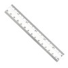 Charles Leonard Plastic Ruler, 6", Inches/Metric, Clear, Pack of 48 - image 2 of 3