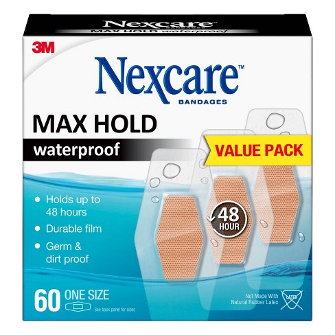 Nexcare Waterproof Bandages Knee And Elbow, Clear, 2 3/8 In X 3 1/2 In, 8  Ct. : Target