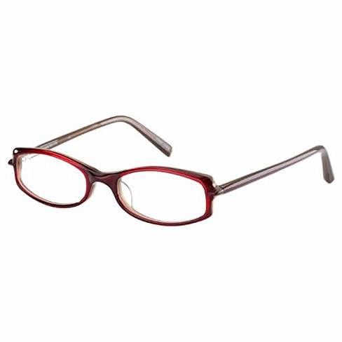 O & X New York Womens Red Brown Cat Eye Full Rim Eyeglasses 2024 Frame