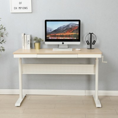 Modern Standing Desk With Storage Desks That Go Up And Down,Home Office Desk Study Table Furniture-The Pop Home
