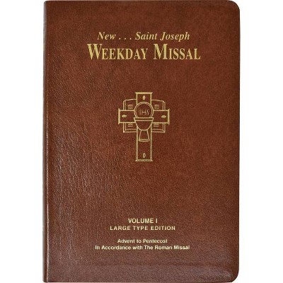 St. Joseph Weekday Missal, Volume I (Large Type Edition) - by  Catholic Book Publishing & Icel (Hardcover)