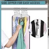 3 Pack 40" Clear Gusseted Garment Bags, 10" Hanging Suit Covers for Closet Storage & Travel - 4 of 4