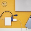 Globe Electric 9' Fabric Extension Cord with 3 Polarized Outlets, Navy: Indoor Electrical Cord, 16 AWG, 9ft Length - 3 of 4