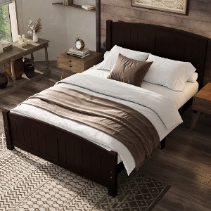 Bellemave Platform Bed, Solid Wood Platform Bed with Support Slats and Strong Structure, No Box Spring Needed - 1 of 4