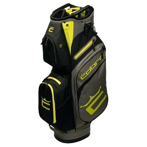 Cobra Golf Men's Speedzone-S Cart Bag 14-Way Top - Black / Grey / Yellow - 1 of 1
