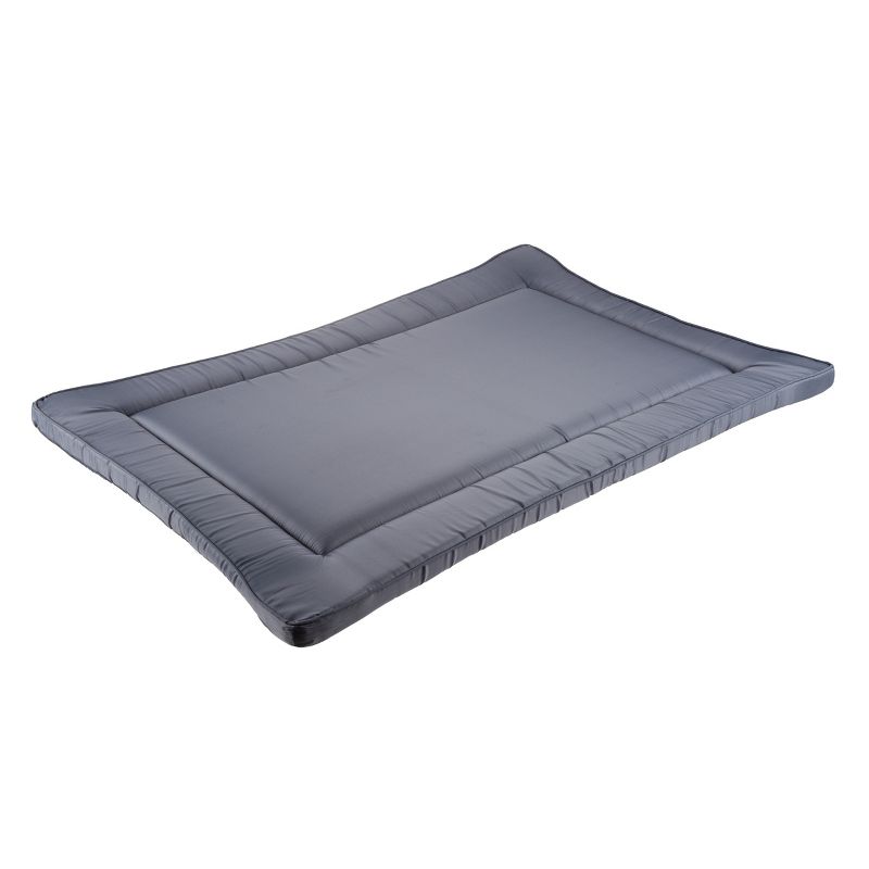 Waterproof Dog Bed - 38.75x25 Large Dog Bed with Raised Edge - Easy-To-Clean Multi-Purpose Crate Mat for Home and Car Travel by PETMAKER (Gray), 1 of 9