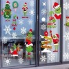 Christmas Window Clings Decorations for Glass Windows Winter Stickers Snowflakes Christmas Decorations Christmas Window Stickers for Holiday 10 Sheet - 2 of 2