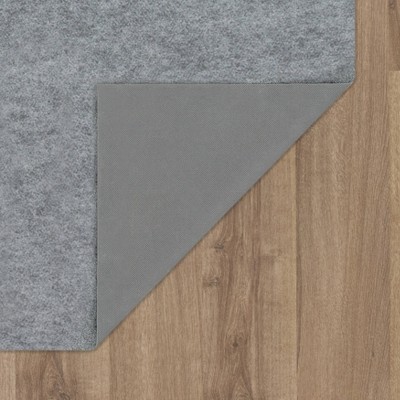 Gray Dual Surface Non-Slip Rectangle Rug Pad 5' x 8'